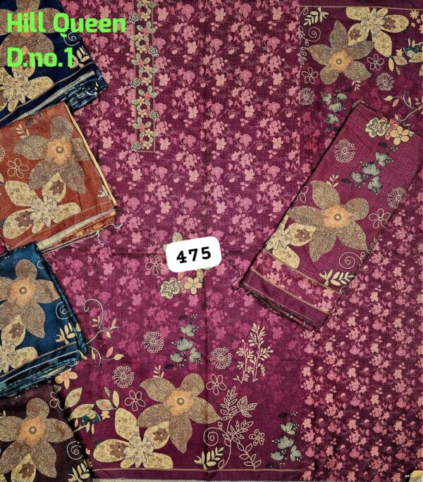 Vijay Winter Top Winter Dupatta Unstitched Suits