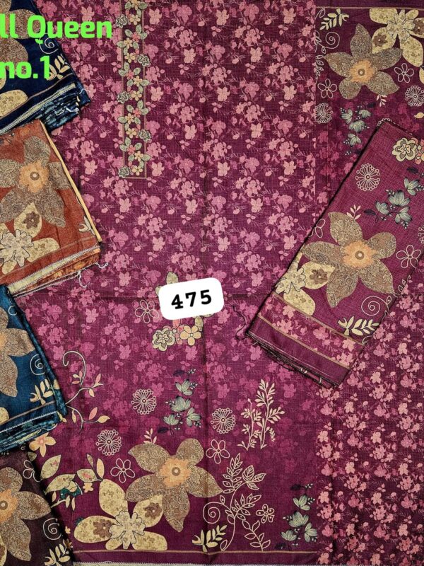 Vijay Winter Top Winter Dupatta Unstitched Suits
