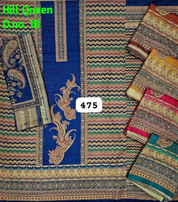 Vijay Winter Top Winter Dupatta Unstitched Suits