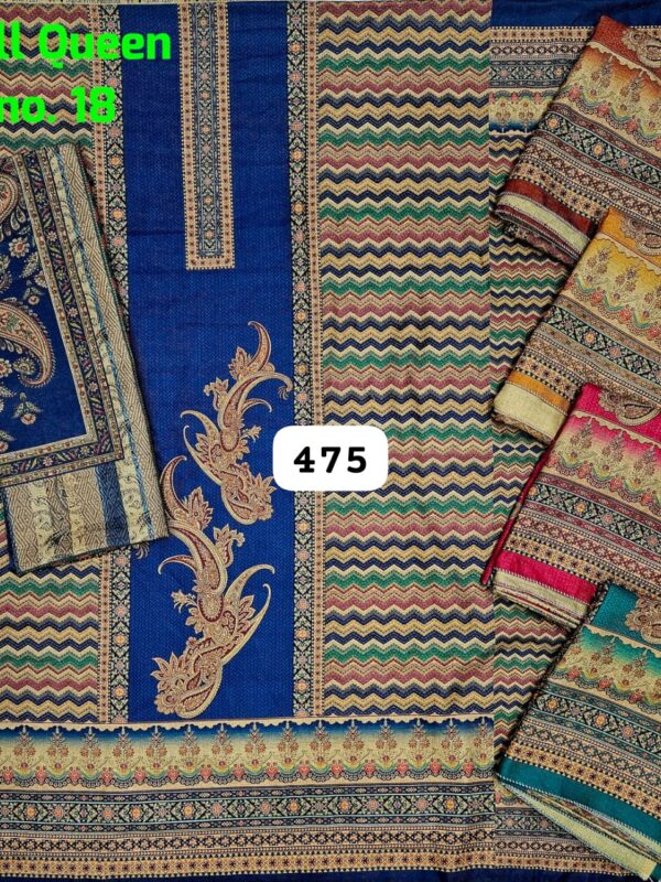 Vijay Winter Top Winter Dupatta Unstitched Suits