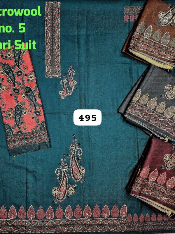 Vijay Winter Top Winter Dupatta Unstitched Suits