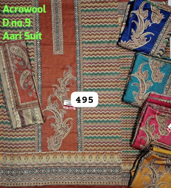 Vijay Winter Top Winter Dupatta Unstitched Suits