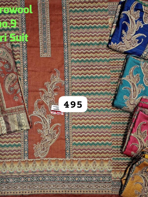 Vijay Winter Top Winter Dupatta Unstitched Suits