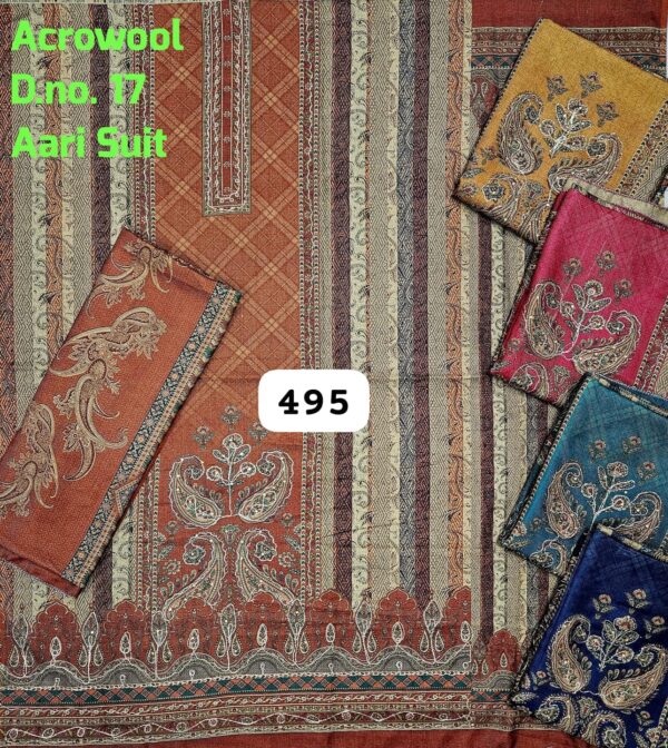 Vijay Winter Top Winter Dupatta Unstitched Suits