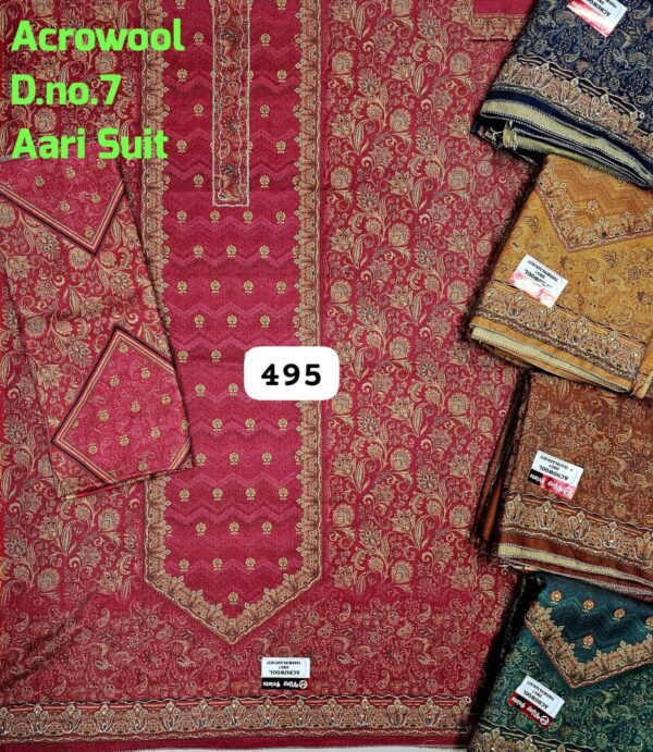 Vijay Winter Top Winter Dupatta Unstitched Suits