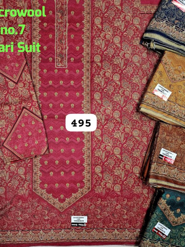 Vijay Winter Top Winter Dupatta Unstitched Suits