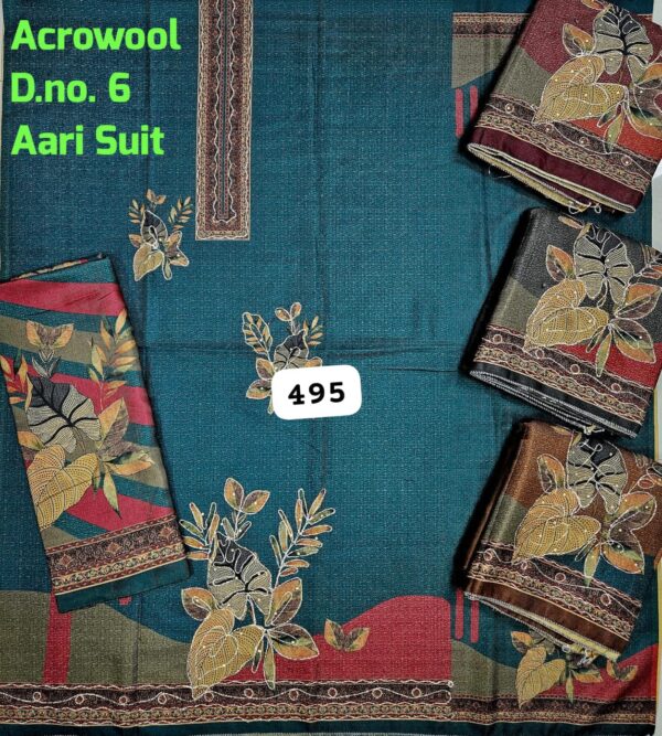 Vijay Winter Top Winter Dupatta Unstitched Suits