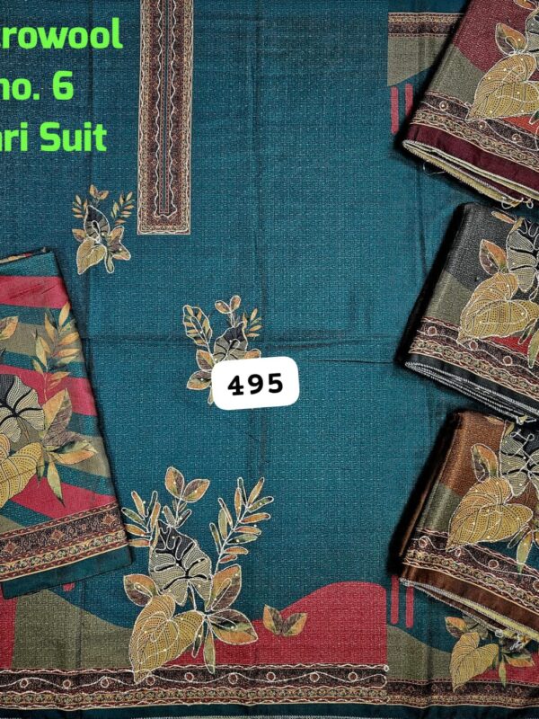 Vijay Winter Top Winter Dupatta Unstitched Suits