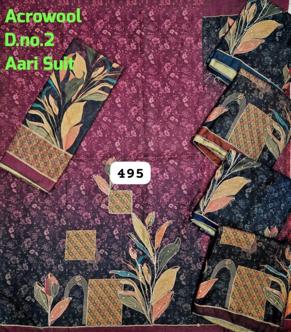 Vijay Winter Top Winter Dupatta Unstitched Suits