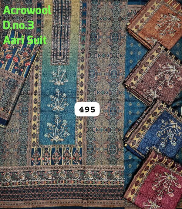 Vijay Winter Top Winter Dupatta Unstitched Suits