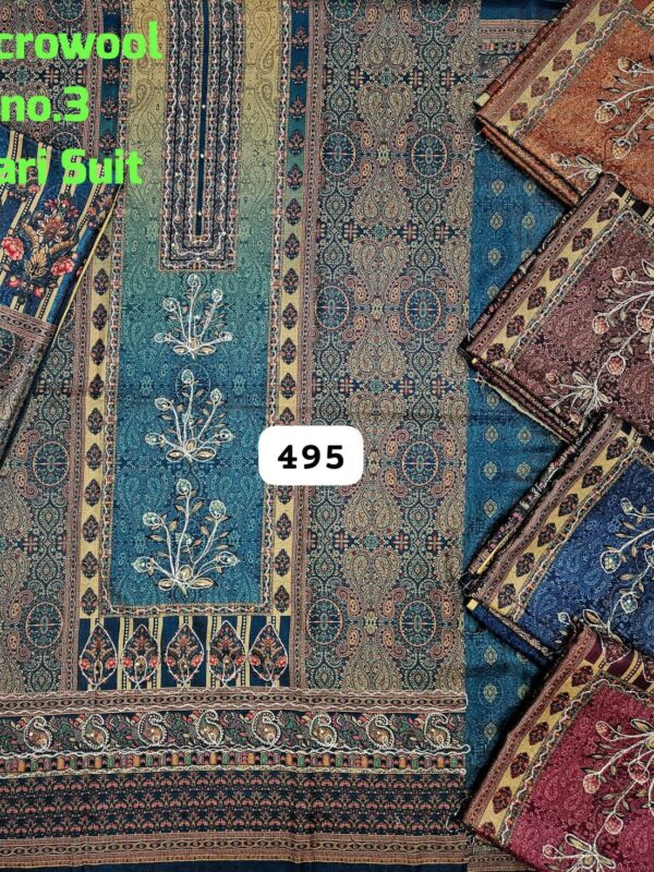 Vijay Winter Top Winter Dupatta Unstitched Suits