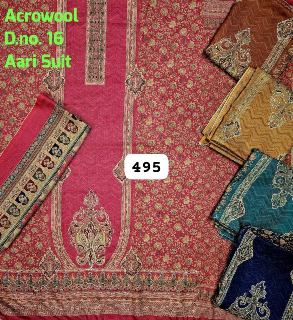 Vijay Winter Top Winter Dupatta Unstitched Suits