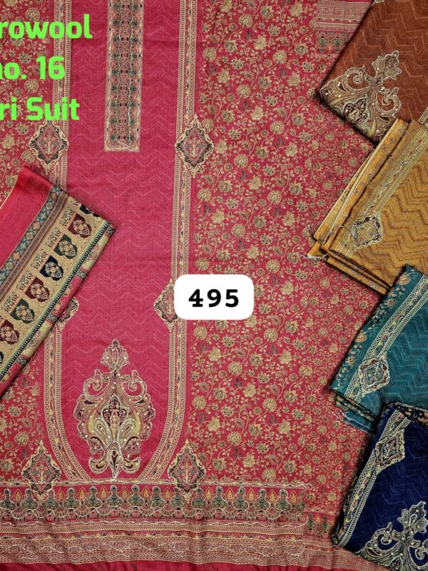 Vijay Winter Top Winter Dupatta Unstitched Suits