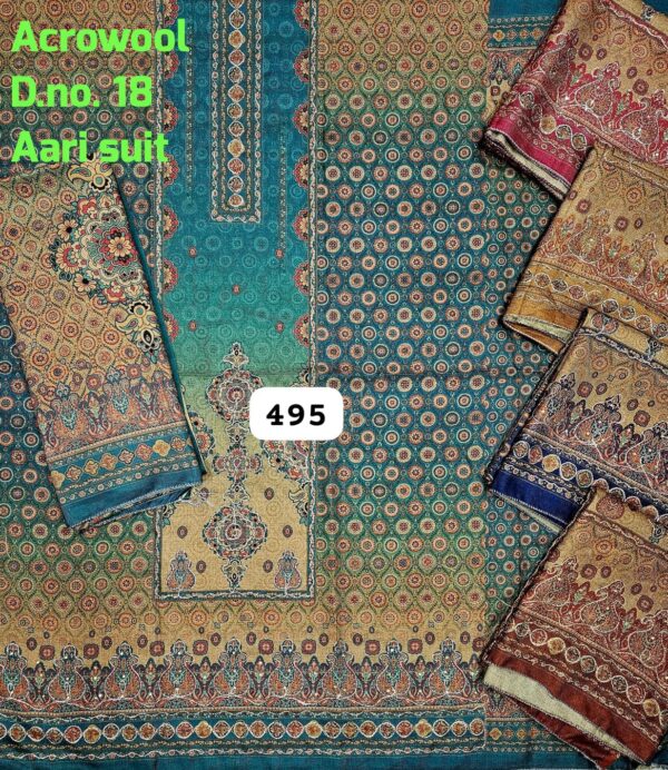 Vijay Winter Top Winter Dupatta Unstitched Suits