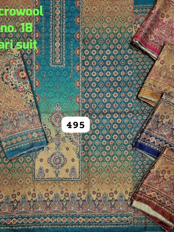 Vijay Winter Top Winter Dupatta Unstitched Suits