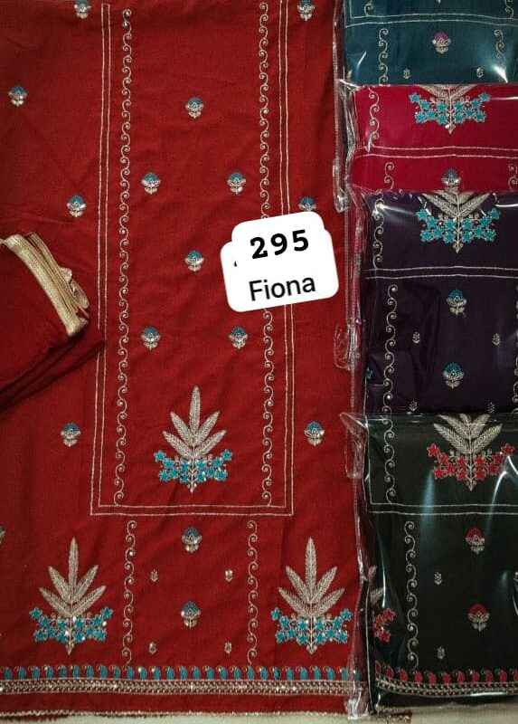 SCAK Fiona Top Nazneen Dupatta Unstitched Suits