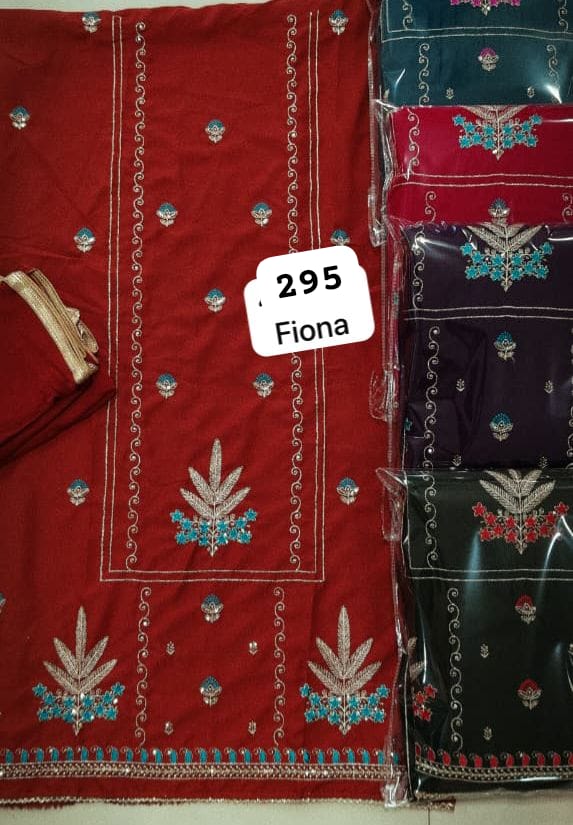 SCAK Fiona Top Nazneen Dupatta Unstitched Suits
