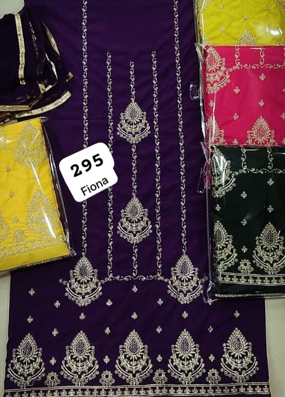 275715 SCAK Fiona Top Nazneen Dupatta Unstitched Suits