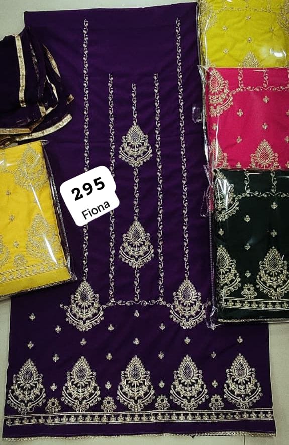 SCAK Fiona Top Nazneen Dupatta Unstitched Suits