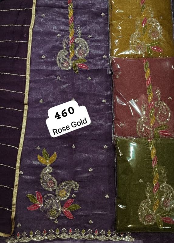 275718 SCAK Shimmer Top Nazneen Dupatta Unstitched Suits