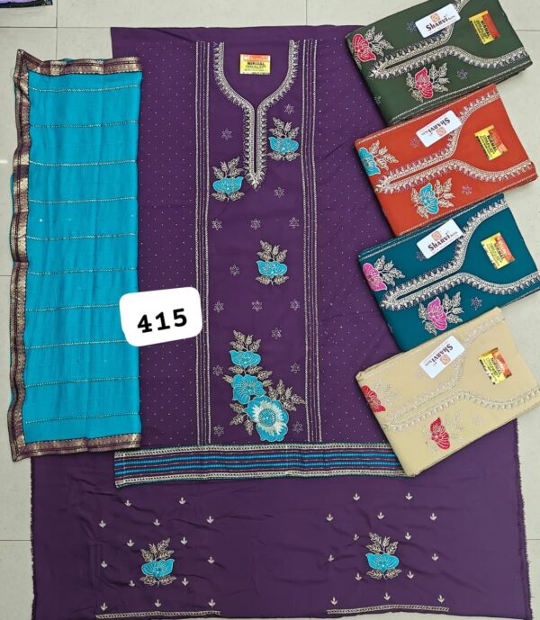 SCAK Fiona Top Nazneen Dupatta Unstitched Suits