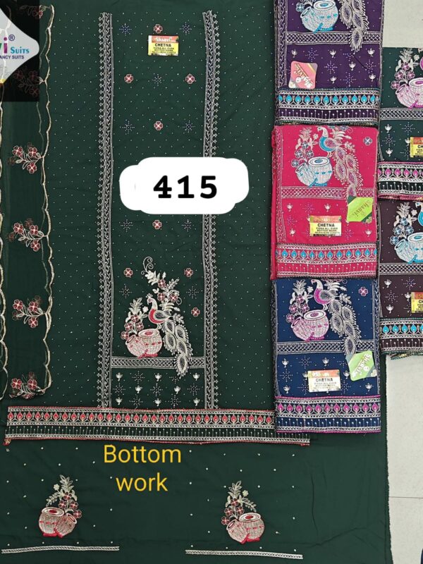 296936 Sharvi Fiona Top Nazneen Dupatta Unstitched Suits