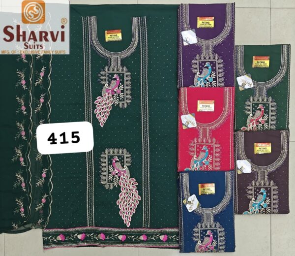 SCAK Fiona Top Nazneen Dupatta Unstitched Suits