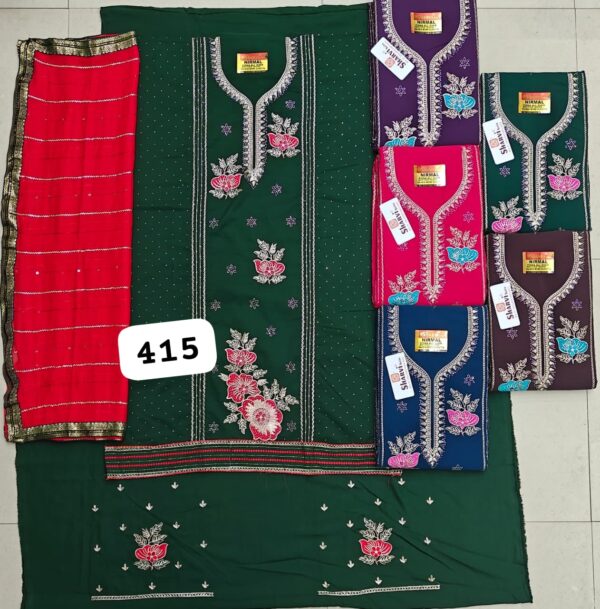 SCAK Fiona Top Nazneen Dupatta Unstitched Suits