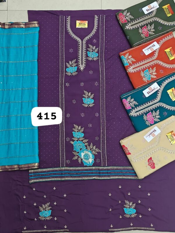 296942 SCAK Fiona Top Nazneen Dupatta Unstitched Suits