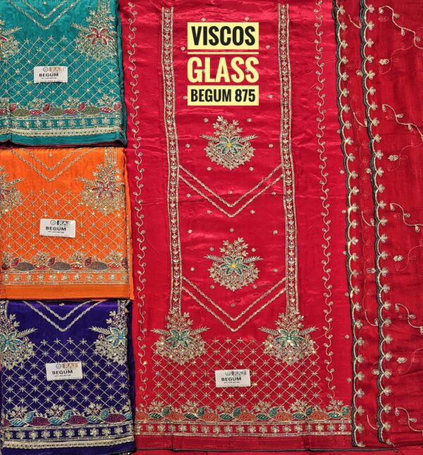 Sharvi Glass Top Nazneen Dupatta Unstitched Suits