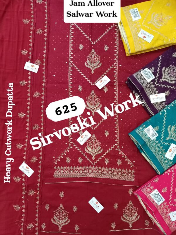 Swastik Crunchy Top Nazneen Dupatta Unstitched Suits