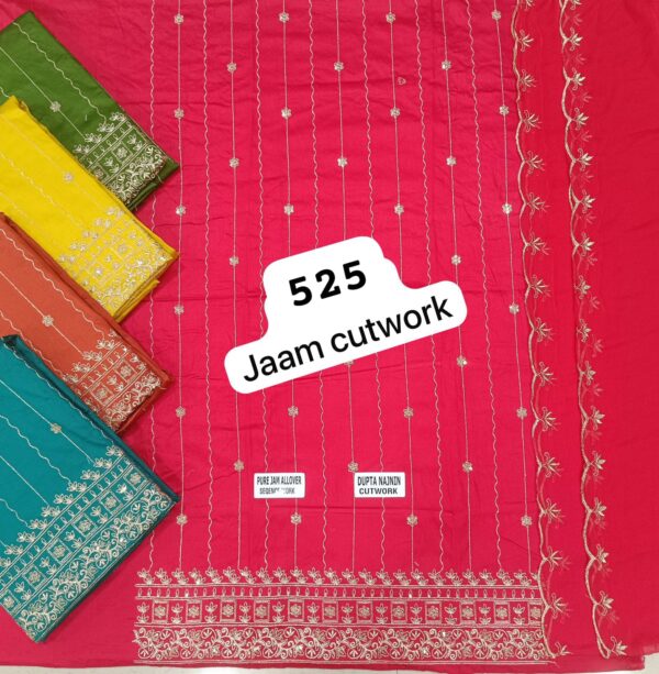 SCAK Jaam Top Nazneen Dupatta Unstitched Suits