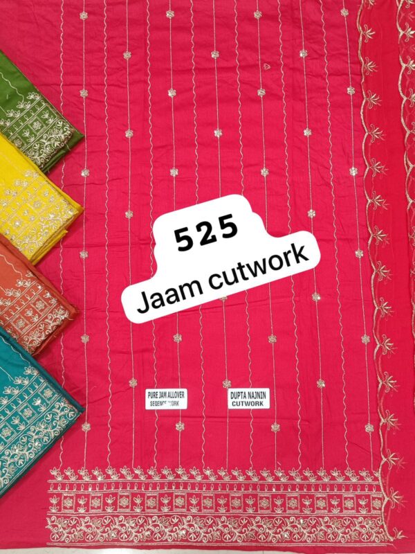 SCAK Jaam Top Nazneen Dupatta Unstitched Suits