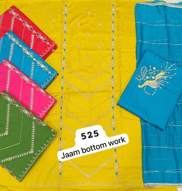 SCAK Jaam Top Nazneen Dupatta Unstitched Suits