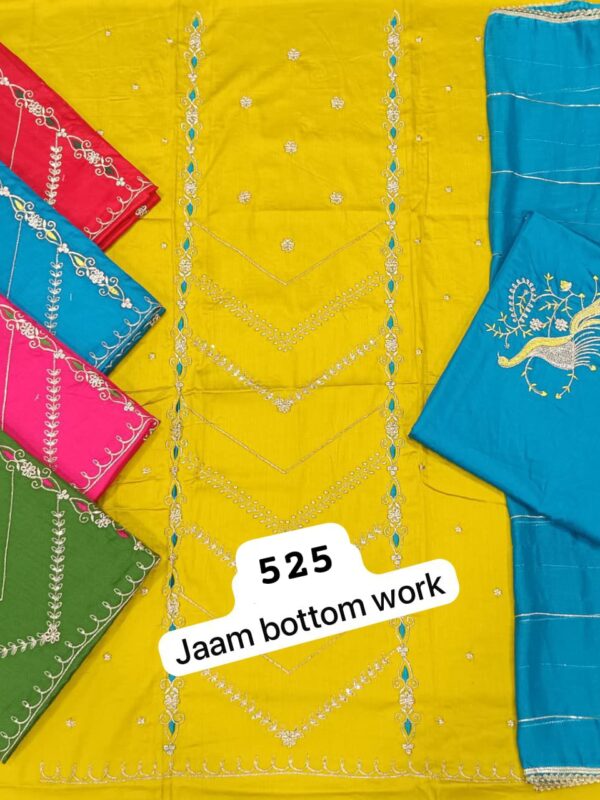 SCAK Jaam Top Nazneen Dupatta Unstitched Suits