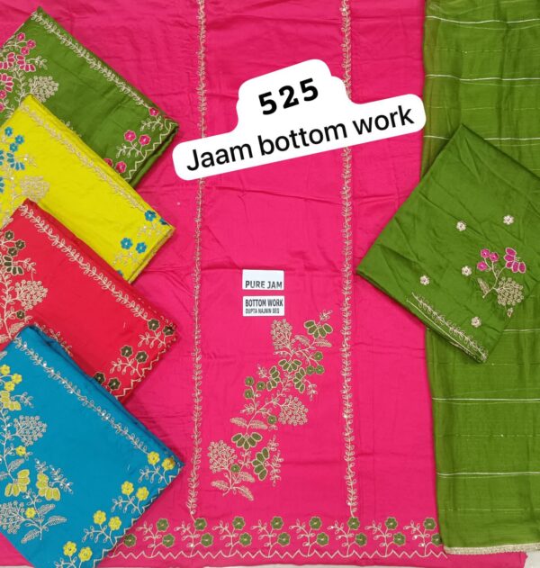 SCAK Jaam Top Nazneen Dupatta Unstitched Suits