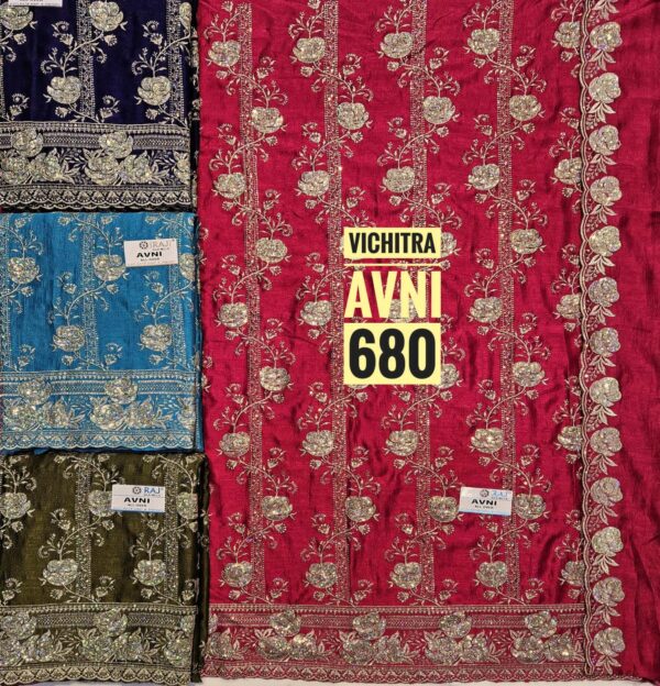 304982 Raj Silk Mills Other Top Nazneen Dupatta Unstitched Suits