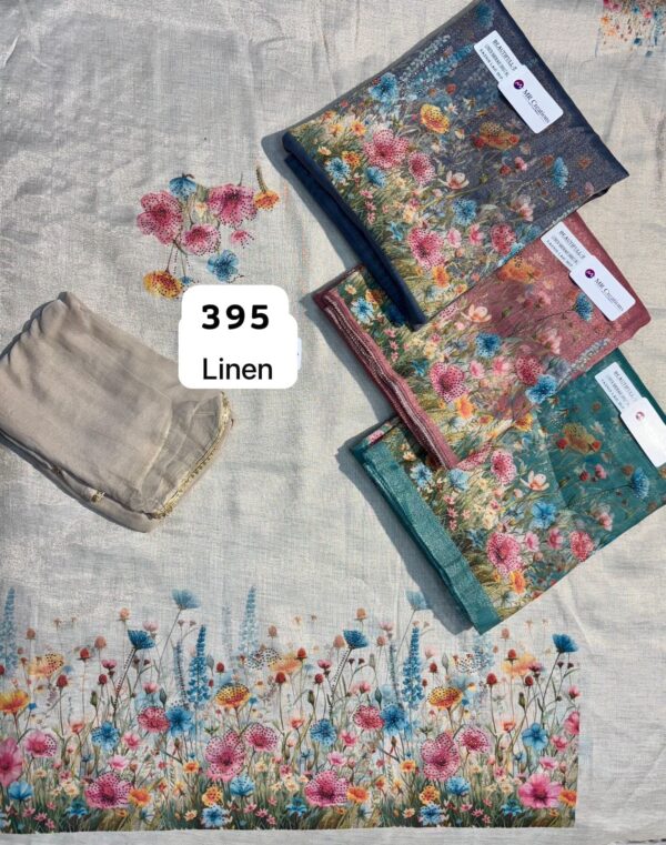 305678 SCAK Linen Top Nazneen Dupatta Unstitched Suits