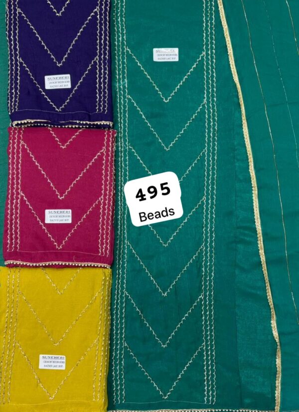 SCAK Crunchy Top Nazneen Dupatta Unstitched Suits