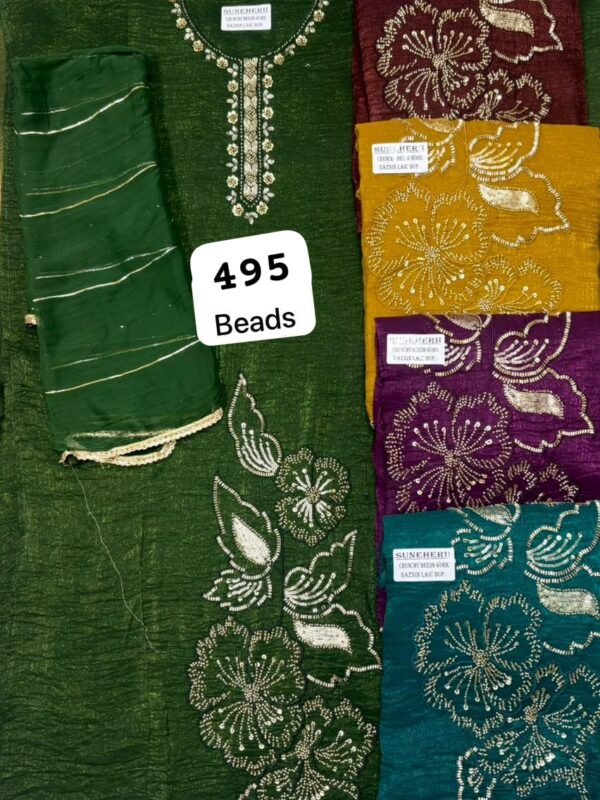 SCAK Crunchy Top Nazneen Dupatta Unstitched Suits