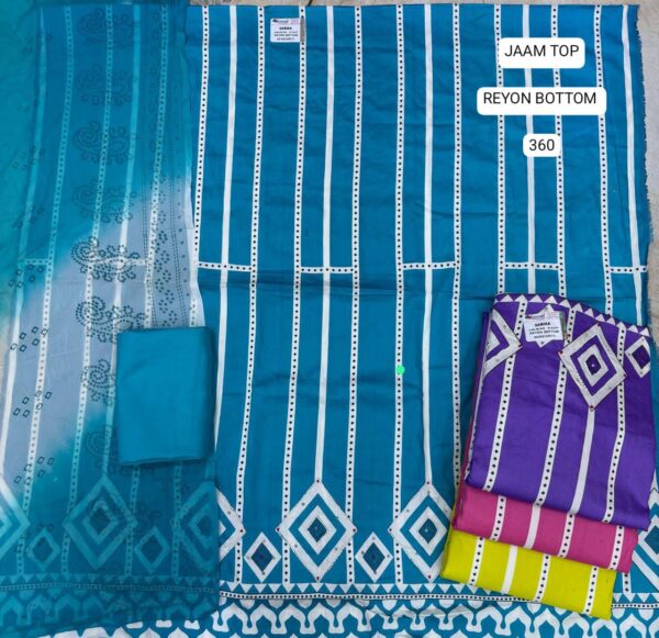 Komal Jaam Top Nazneen Dupatta Unstitched Suits