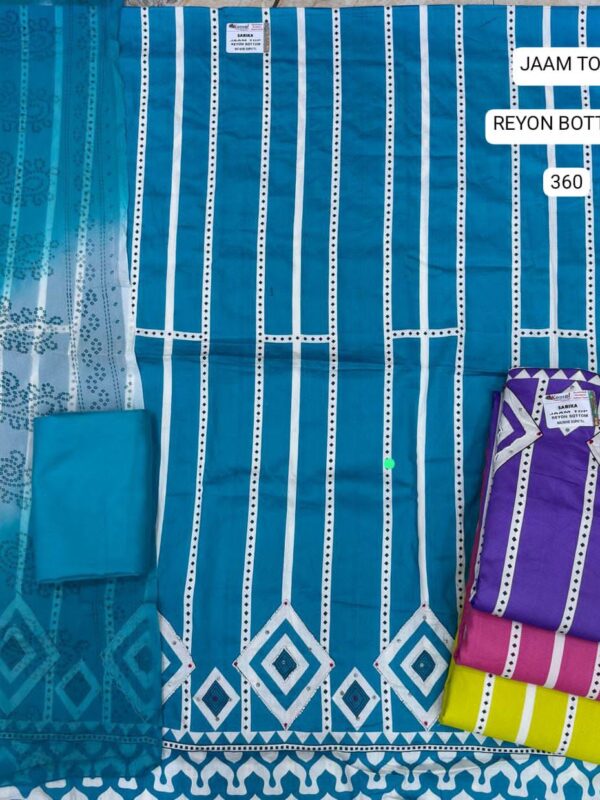 Komal Jaam Top Nazneen Dupatta Unstitched Suits