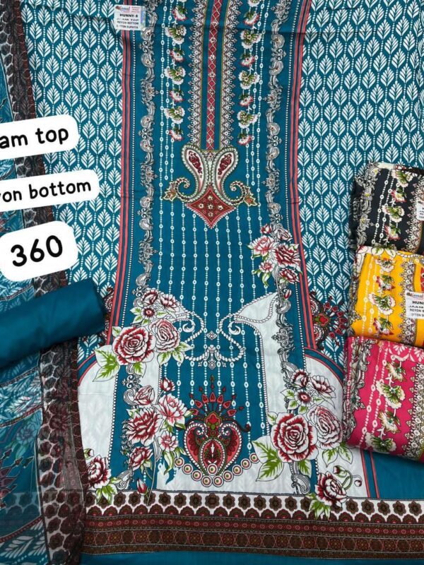 Komal Jaam Top Nazneen Dupatta Unstitched Suits