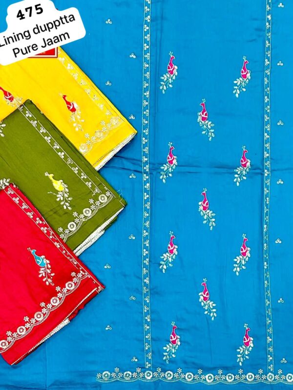 SCAK Jaam Top Nazneen Dupatta Unstitched Suits