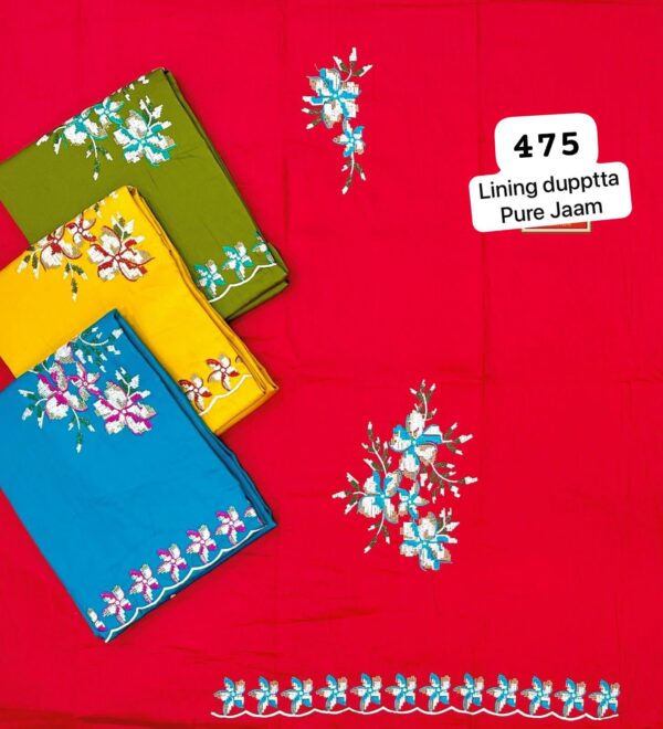 SCAK Jaam Top Nazneen Dupatta Unstitched Suits