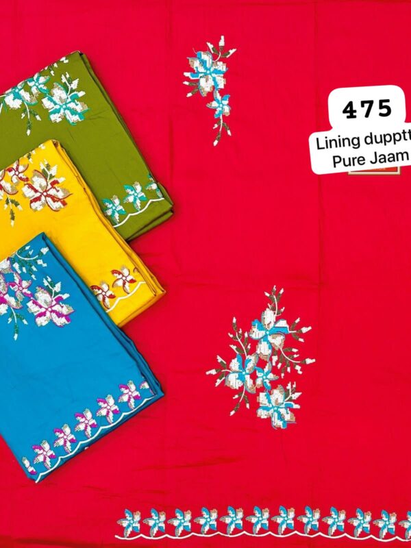 SCAK Jaam Top Nazneen Dupatta Unstitched Suits