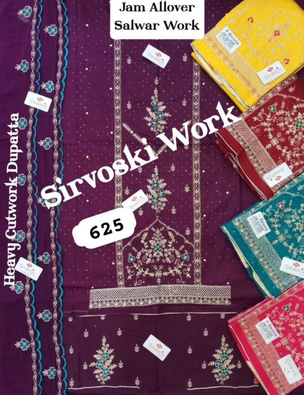 Swastik Jaam Top Nazneen Dupatta Unstitched Suits