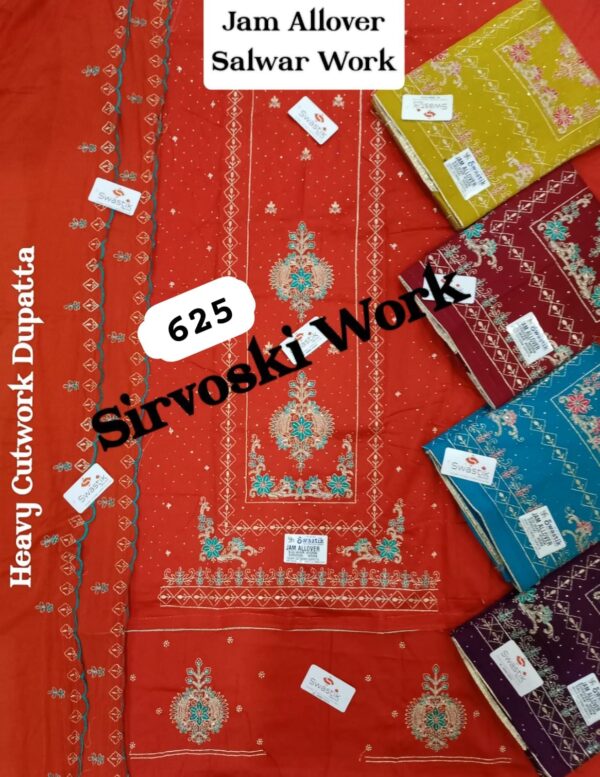 339769 Swastik Jaam Top Nazneen Dupatta Unstitched Suits