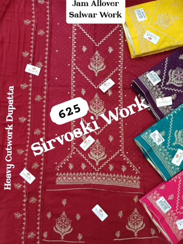 Swastik Jaam Top Nazneen Dupatta Unstitched Suits