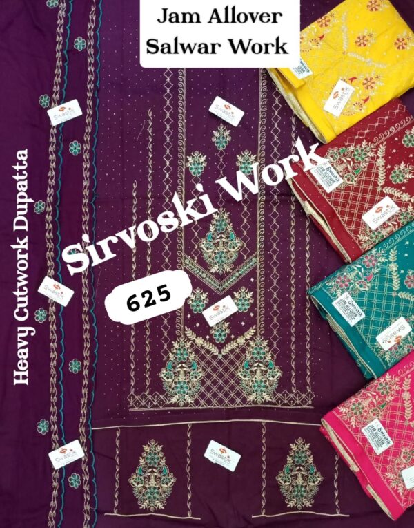 Swastik Jaam Top Nazneen Dupatta Unstitched Suits